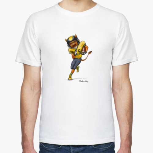 Футболка с принтом Тыква Американский футбол