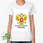 Женская футболка органик