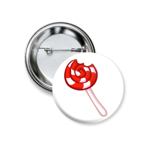 Значок 37мм с принтом Sweet Candy