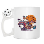 Кружка с футбольным мячиком