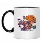 Кружка двухцветная