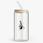 Банка с бамбуковой крышкой