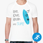 Мужская спортивная футболка