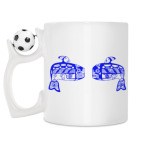 Кружка с футбольным мячиком