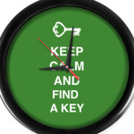 Keep calm and find a key