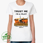 Женская футболка органик