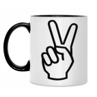 Кружка двухцветная