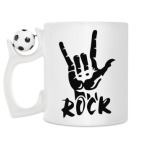 Кружка с футбольным мячиком