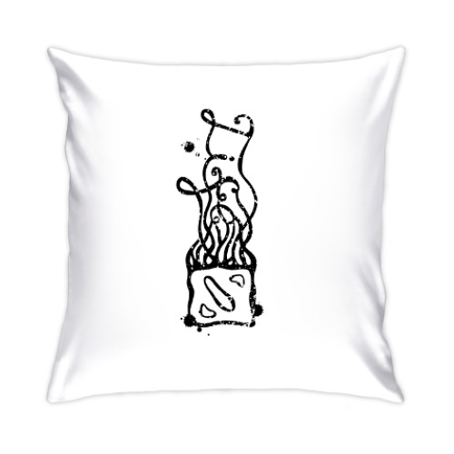 Подушка с принтом Dota-Life. Гранж.