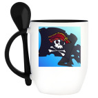 Кружка с ложкой