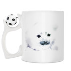 Кружка с футбольным мячиком