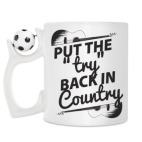 Кружка с футбольным мячиком