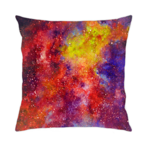 Подушка с принтом Space Anime Girl