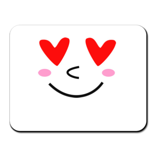 Коврик для мыши Я тебя люблю