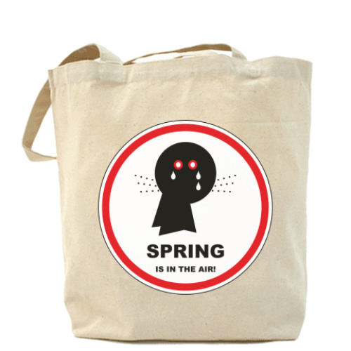 Сумка шоппер с принтом 'Времена года'