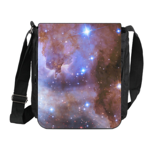 Сумка на плечо (мини-планшет) с принтом Скопление Westerlund 2