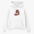 Толстовка худи оверсайз