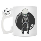 Кружка с футбольным мячиком