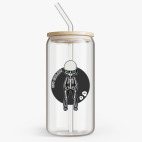 Банка с бамбуковой крышкой