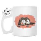 Кружка с футбольным мячиком