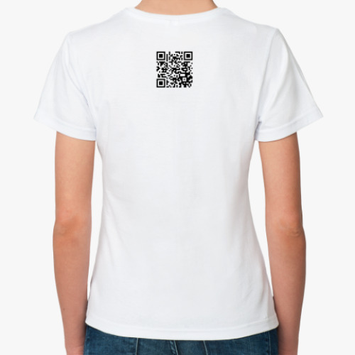 Классическая футболка  Бабочка QR