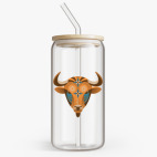 Банка с бамбуковой крышкой