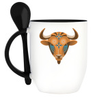 Кружка с ложкой