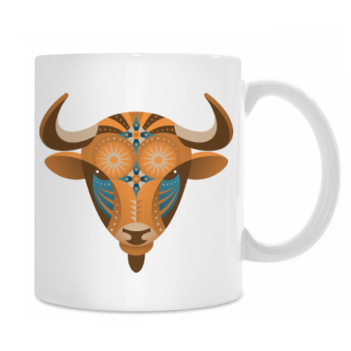 Кружка с принтом Телец