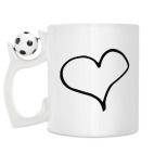 Кружка с футбольным мячиком