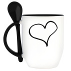 Кружка с ложкой