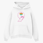 Толстовка худи оверсайз