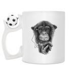 Кружка с футбольным мячиком