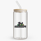 Банка с бамбуковой крышкой