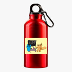 Металлическая бутылка 400 мл UV-DTF