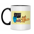 Кружка двухцветная