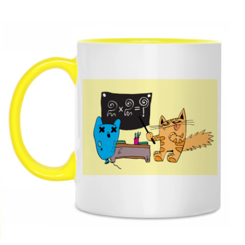 Кружка с принтом Кот