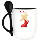 Кружка с ложкой