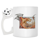 Кружка с футбольным мячиком