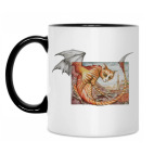 Кружка двухцветная