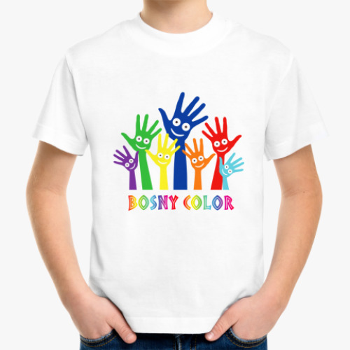 Детская футболка с принтом  'Очумелые ручки'