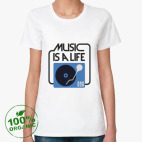 Женская футболка органик