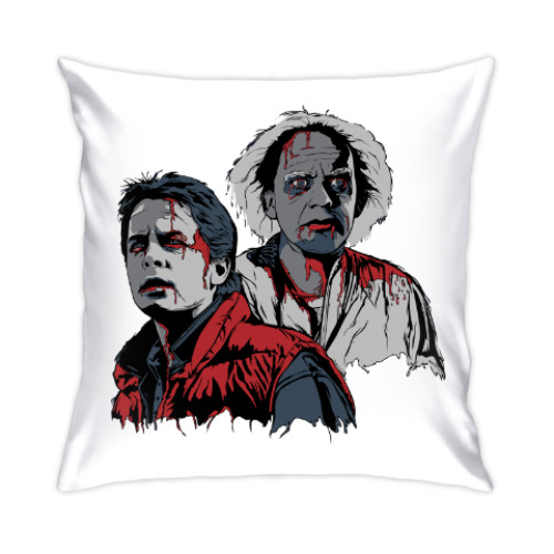 Подушка с принтом Back to the dead