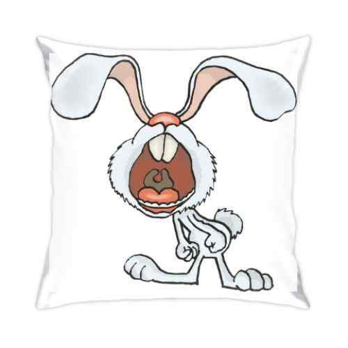 Подушка с принтом Rabbit