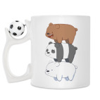 Кружка с футбольным мячиком