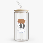 Банка с бамбуковой крышкой