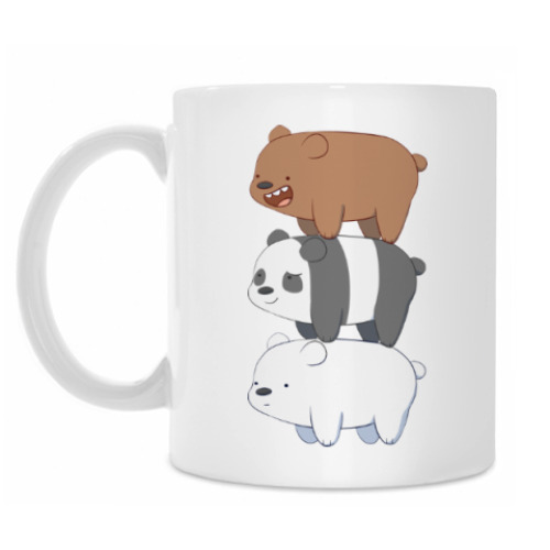 Кружка с принтом Три Медведя