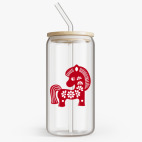 Банка с бамбуковой крышкой