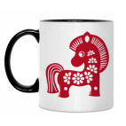 Кружка двухцветная