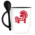 Кружка с ложкой