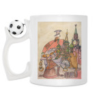 Кружка с футбольным мячиком